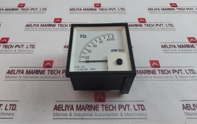Sfaif-cmr Q96-hc Frequency Meter 55-65 Hz 440V - Used Sfaif-cmr Q96-hc Frequency Meter 55-65 Hz 440V - Used