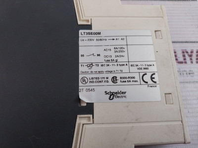 Schneider Electric Lt3Se00M Overload Protection Relay 50/60Hz