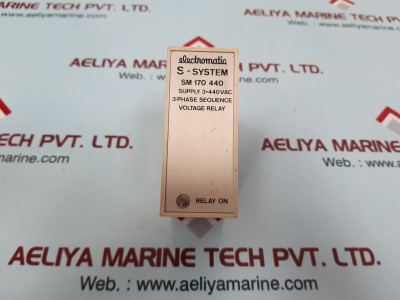 Electromatic S-system Sm 170 440 3 Phase Sequence Voltage Relay