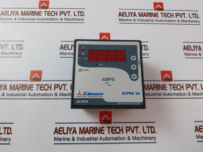 Elmeasure Alpha 3A Ampere Meter 80-300Vac Elmeasure Alpha 3A Ampere Meter 80-300Vac