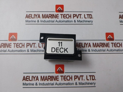 Schindler Mbq1.Qc 11 Deck Button Element - Used