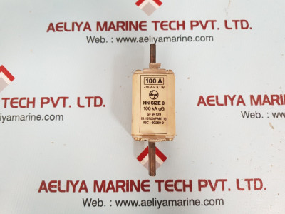 L&T Hn Size 0 100 Ka Gg Fuse 415 V~9.1W