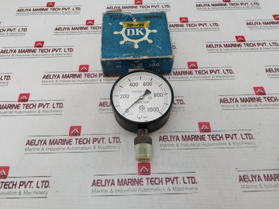 Daiichi Keiki 0-1000 Kgf/Cm2 Pressure Gauge As