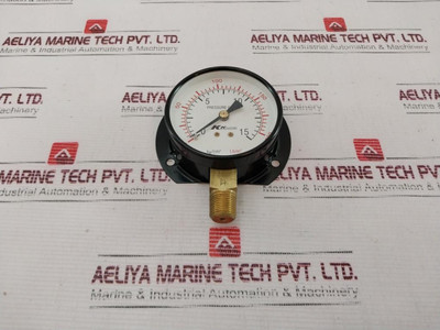 Kk Gauges 0 – 15 Kg/Cm2 Pressure Gauge - New Kk Gauges 0 – 15 Kg/Cm2 Pressure Gauge - New