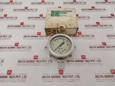 Nagano Keiki Seisakusho Gv42-243 Pressure Sensor Switch Gauge 0-10 Kgf/Cm2 - New