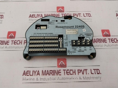 Rosemount 2240S Multi-input Temperature Transmitter - Used Rosemount 2240S Multi-input Temperature Transmitter - Used