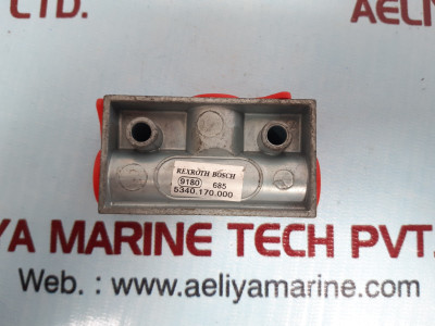 Rexroth 5340.170.000 Block Pneumatic Shuttle Valve 685