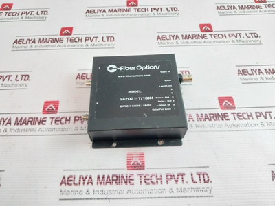 Fiber Options 242D2-t/1Bx4 Video And Data Transmitter - Used Fiber Options 242D2-t/1Bx4 Video And Data Transmitter - Used