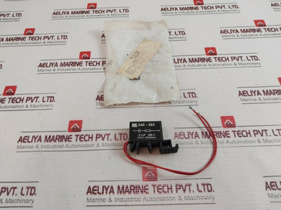 Rs 240-393 Capacitor 500V~ 50/60Hz Rs 240-393 Capacitor 500V~ 50/60Hz