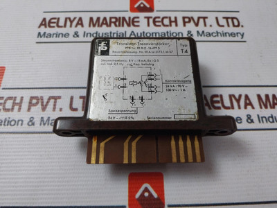 Perrel+Fuchs T4 Transistor Isolation Amplifier 24Va/90V - Used Perrel+Fuchs T4 Transistor Isolation Amplifier 24Va/90V - Used