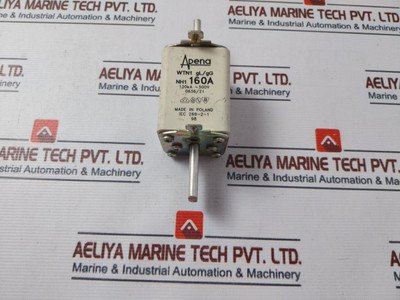 Apena Wtn1 Gl/Gg Fuse Link 160A 120Ka ~500V - Used Apena Wtn1 Gl/Gg Fuse Link 160A 120Ka ~500V - Used