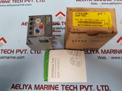 Hyundai Uth 32Hb Thermal Overload Relay Aux.Cont. B600-p300 Hyundai Uth 32Hb Thermal Overload Relay Aux.Cont. B600-p300