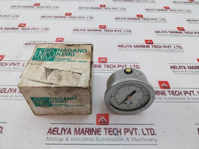 Nagano Keiki Gv55-673 Pressure Sensor With Switch Gauge Du1/4X60 - New