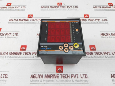 Conzerv Em 6400 Power And Energy Meter 44-300V Ac/Dc - Used Conzerv Em 6400 Power And Energy Meter 44-300V Ac/Dc - Used