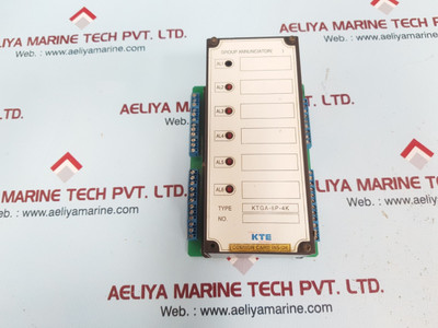 Ktga-6P-4K Group Annunciator, common card inside, h-1245, 740gm Ktga-6P-4K Group Annunciator, common card inside, h-1245, 740gm