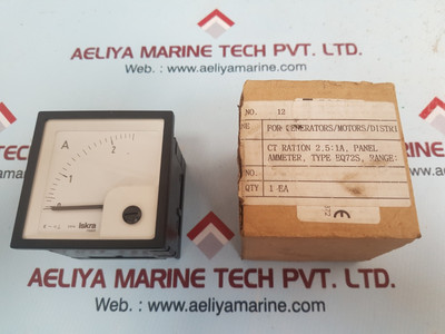 Iskra fq0307 ampere meter 2.5/1a panel ammeter eq72s Iskra fq0307 ampere meter 2.5/1a panel ammeter eq72s