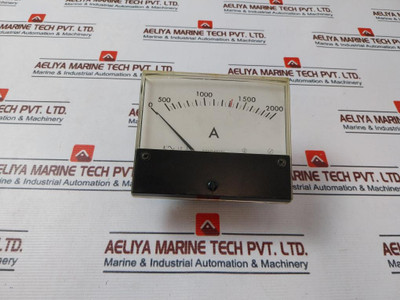 Toyo Keiki Acf-12 Nb Ammeter 0-2000A