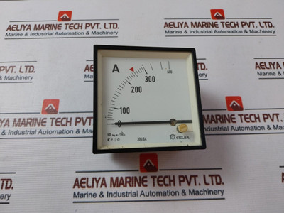 Celsa 0-300/600 A Ammeter 300/5A Used Celsa 0-300/600 A Ammeter 300/5A Used