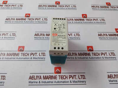 Mean Well Mdr-60-24 Power Supply 100-240Vac 1.8A 50/60Hz Used Mean Well Mdr-60-24 Power Supply 100-240Vac 1.8A 50/60Hz Used