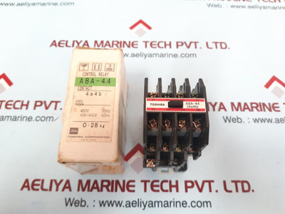 Toshiba A8A-44 (4A4B) Control Relay 220V-3A 440V-1A - Japan Toshiba A8A-44 (4A4B) Control Relay 220V-3A 440V-1A - Japan