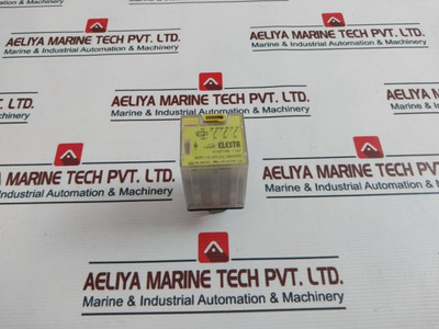 Elesta Skr115 Afl(H) 024Vdc General Purpose Relay 10A 250Vac Used Elesta Skr115 Afl(H) 024Vdc General Purpose Relay 10A 250Vac Used