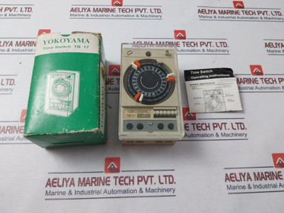 Yokoyama Tb-17 Time Switch 50/60Hz 230V Ac Used Yokoyama Tb-17 Time Switch 50/60Hz 230V Ac Used