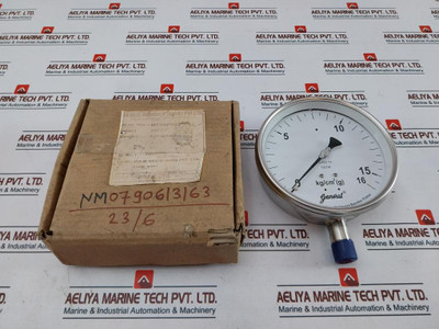 General Inatruments Bspg-v Pressure Gauge 0-16 Kg/Cm2