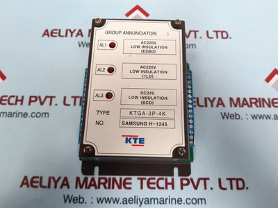 Kte Ktga-3P-4K Group Annunciator Ac220V - Samsung H-1245 Kte Ktga-3P-4K Group Annunciator Ac220V - Samsung H-1245