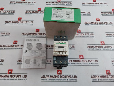Schneider Electric Lc1D50Am7 3 Pole Contactor 440V-50A-220V Ac Coil New Schneider Electric Lc1D50Am7 3 Pole Contactor 440V-50A-220V Ac Coil New
