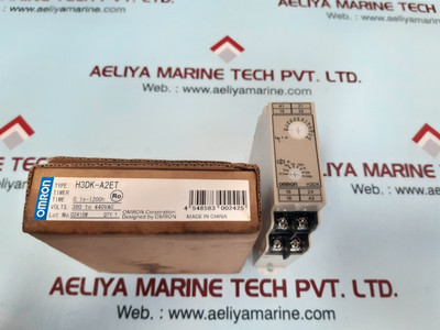 Omron H3DK-A2ET Solid State Timer 380-440VAC - Type: H3DK-A2ET