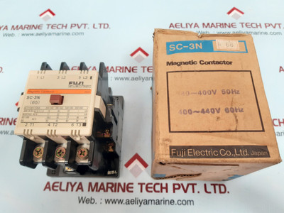 Fuji electric sc-3n(65) magnetic contactor - max ratings 70A Fuji electric sc-3n(65) magnetic contactor - max ratings 70A