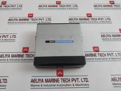 Linksys Sd216 16-port 10/100 Desktop Ethernet Network Switch Ver.2 Used Linksys Sd216 16-port 10/100 Desktop Ethernet Network Switch Ver.2 Used