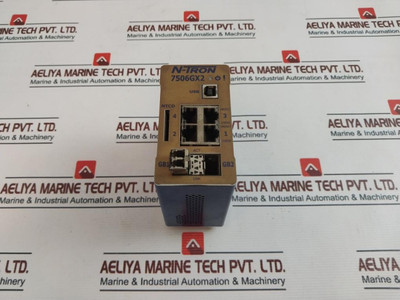 N-tron 7506Gx2-sx Managed Ethernet Switch 10-49V 440Ma Used N-tron 7506Gx2-sx Managed Ethernet Switch 10-49V 440Ma Used