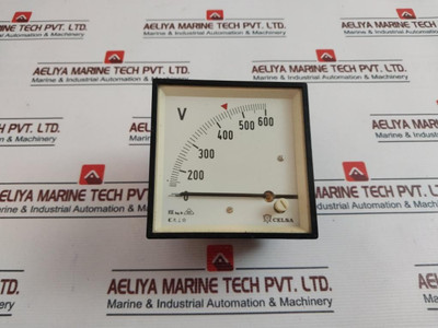 Celsa Voltmeter 0-600V Used
