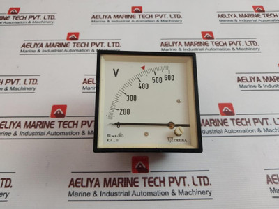 Celsa Voltmeter 0-600V Used