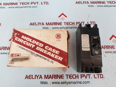 Hyundai HO-30D MCCB, 30A 2P, 10-3-1405, AC 220V 5KA, 480 gm. Hyundai HO-30D MCCB, 30A 2P, 10-3-1405, AC 220V 5KA, 480 gm.