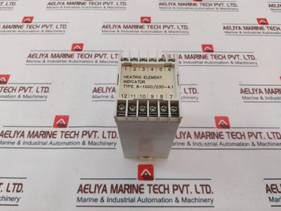 Semco 8-1000/230-4.1 Heating Element Indicator 50/60Hz Used Semco 8-1000/230-4.1 Heating Element Indicator 50/60Hz Used