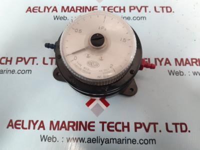 Yamamoto w081 differential pressure gauge 40kpa
