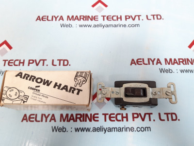 Set of 3x Arrow hart brown double pole ac switch