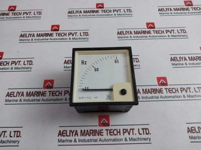 Iskra Zq0207 Frequency Meter 55-60-65 Hz Used Iskra Zq0207 Frequency Meter 55-60-65 Hz Used