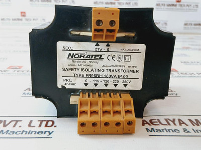 Noratel Fr96Bh Safety Isolating Transformer 47-63Hz Used Noratel Fr96Bh Safety Isolating Transformer 47-63Hz Used
