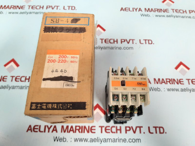 Fuji Electric Sh-4/Sz-a22 Contactor Auxiliary Relay 200V 50Hz/200-220V 60Hz
