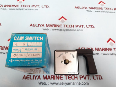 Yongsung cam switch 250vac 10a, made in Korea, 280 gm Yongsung cam switch 250vac 10a, made in Korea, 280 gm