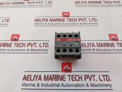Abb A30-30-32 Auxiliary Contact Block Used Abb A30-30-32 Auxiliary Contact Block Used