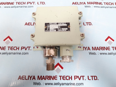 Saginomiya SPS-K206Wuq Pressure Ctrl Sw 0.05~0.5 Mpa - Mfg 4240 Saginomiya SPS-K206Wuq Pressure Ctrl Sw 0.05~0.5 Mpa - Mfg 4240