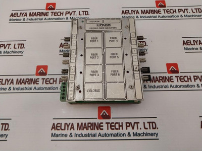 Praxis 98.6.040.700 Fieldbus Fiber Hub 6 Port Rev B Used Praxis 98.6.040.700 Fieldbus Fiber Hub 6 Port Rev B Used