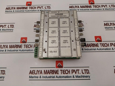 Praxis 98.6.040.700 Fieldbus Fiber Hub 6 Port Rev B