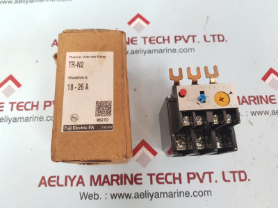 Fuji electric tr-n2 thermal overload relay 18-26a