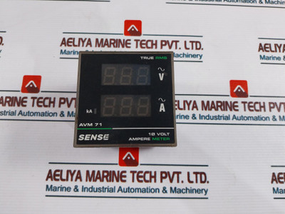 Sense Electric Avm 71 Digital 10 Volt Ampere Meter 230Vac
