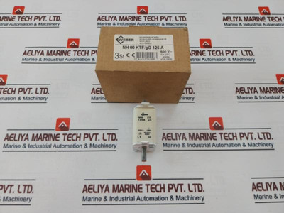 Weber Nh00 Ktf 125A Fuse 500V~ New Weber Nh00 Ktf 125A Fuse 500V~ New
